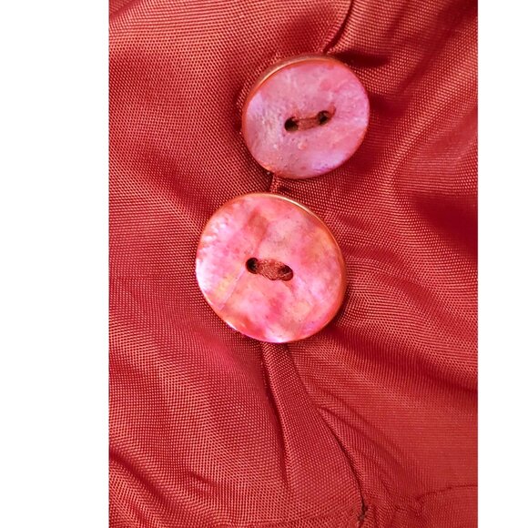 Sophie Sitbon Paris Womens Red Wool Finge Blazer Jacket Avant Gard COUTURE 38 - Picture 12 of 14